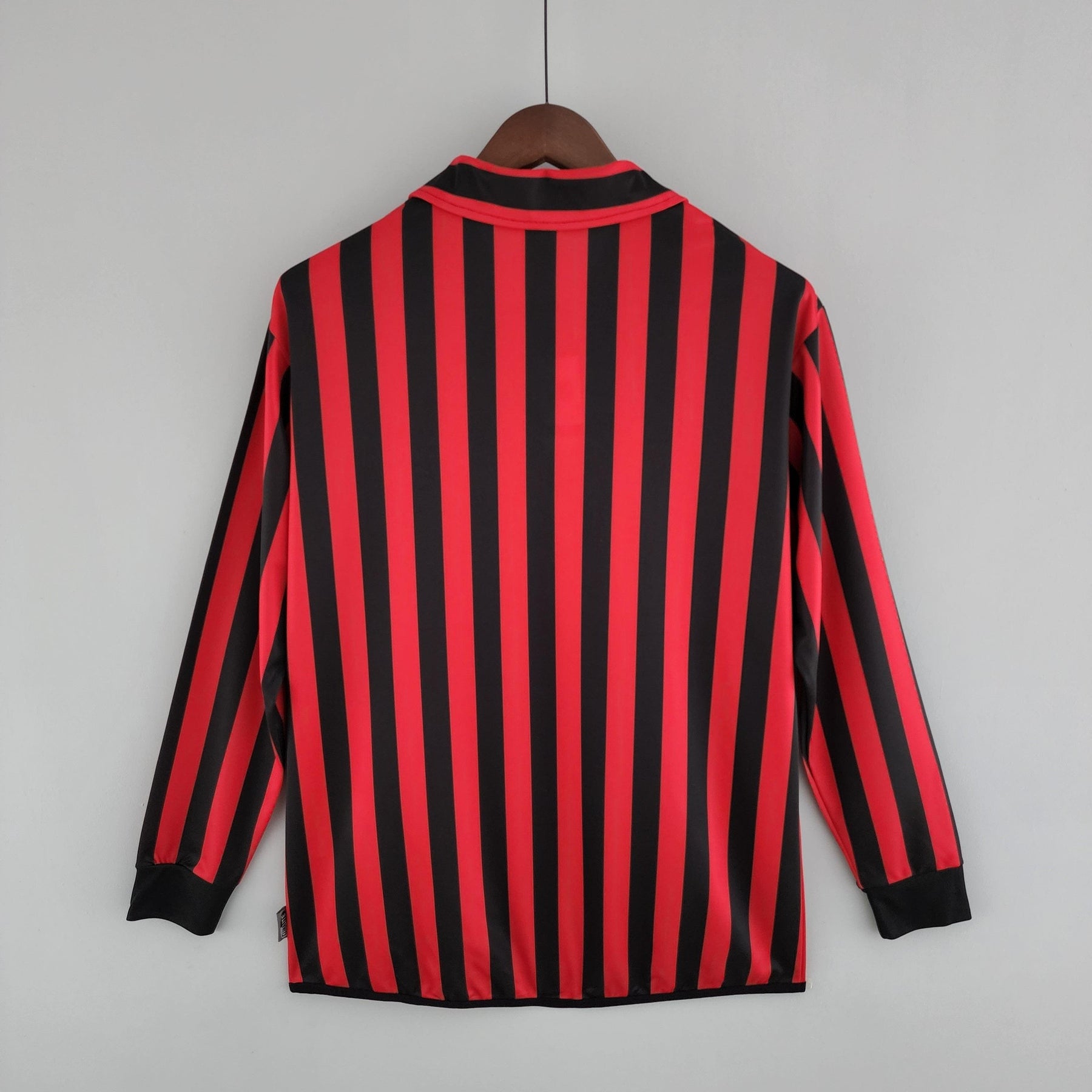 Camisa Manga Longa Retrô Milan 1999/2000 Adidas - Preto e Vermelho