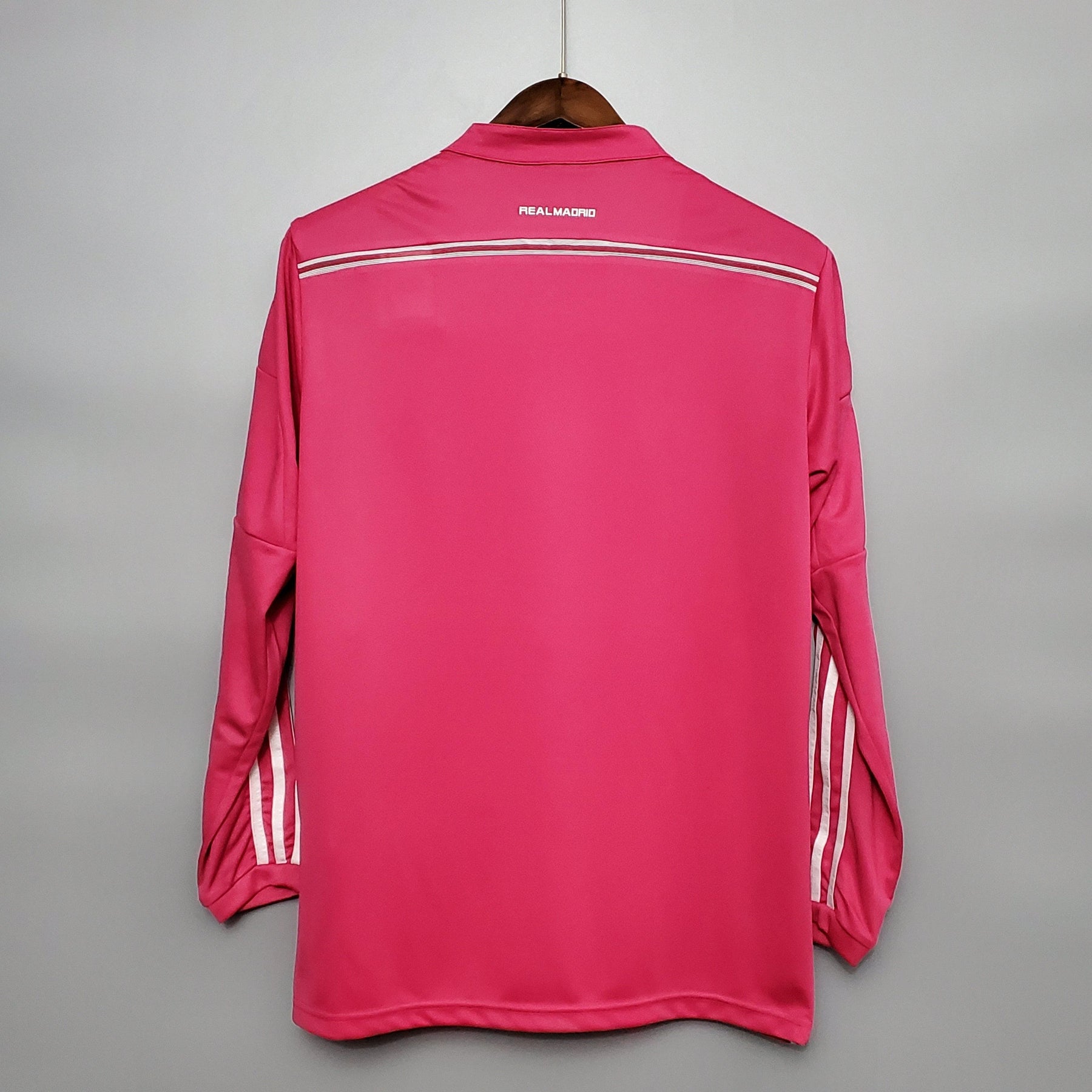 Camisa Manga Longa Retrô Real Madrid II 14/15 Adidas - Rosa