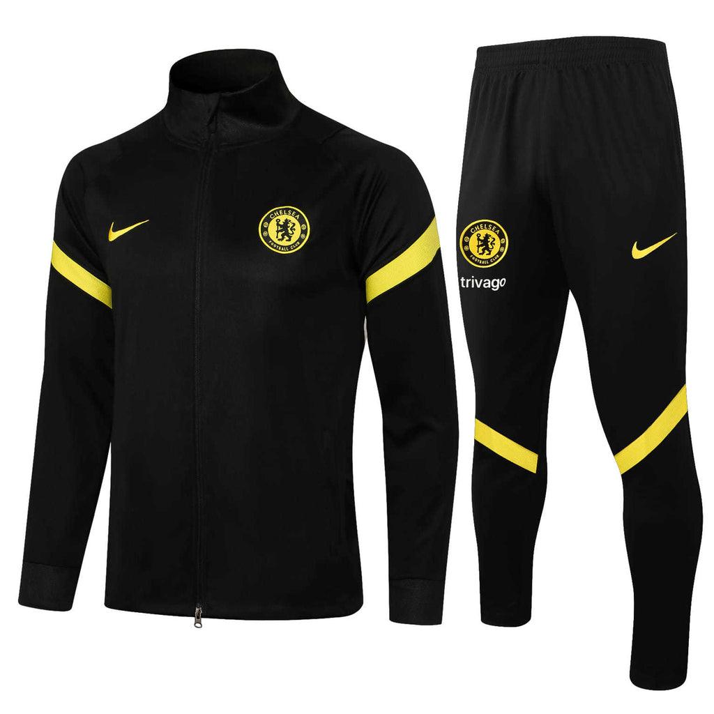 Conjunto Inverno Chelsea Preto Nike - Com Fecho