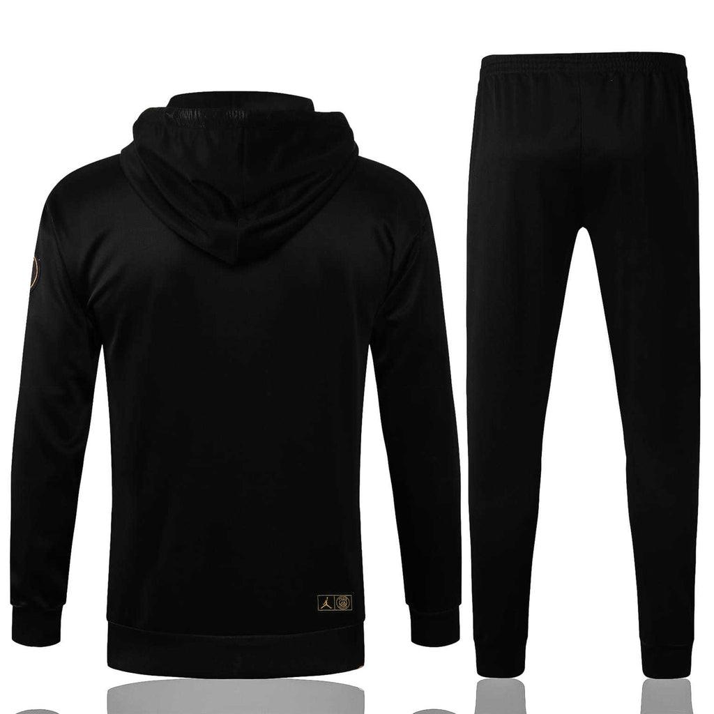Conjunto Inverno PSG Preto Jordan - Com Capuz