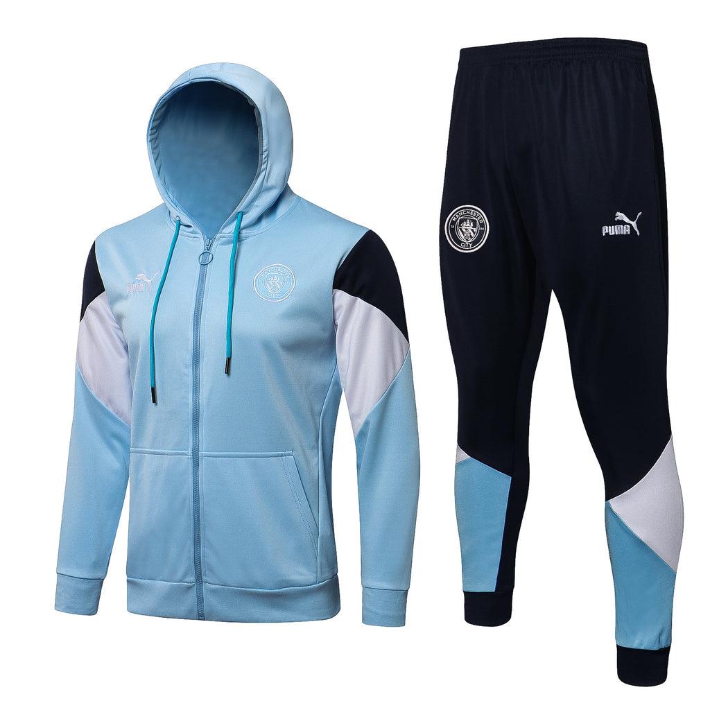 Conjunto Inverno Manchester City Azul Puma - Com Capuz