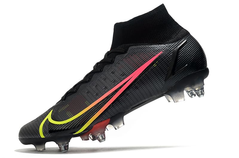 Chuteira Nike Mercurial Superfly VIII Elite SG-Pro Anti-Clog – Preta Profissional Campo