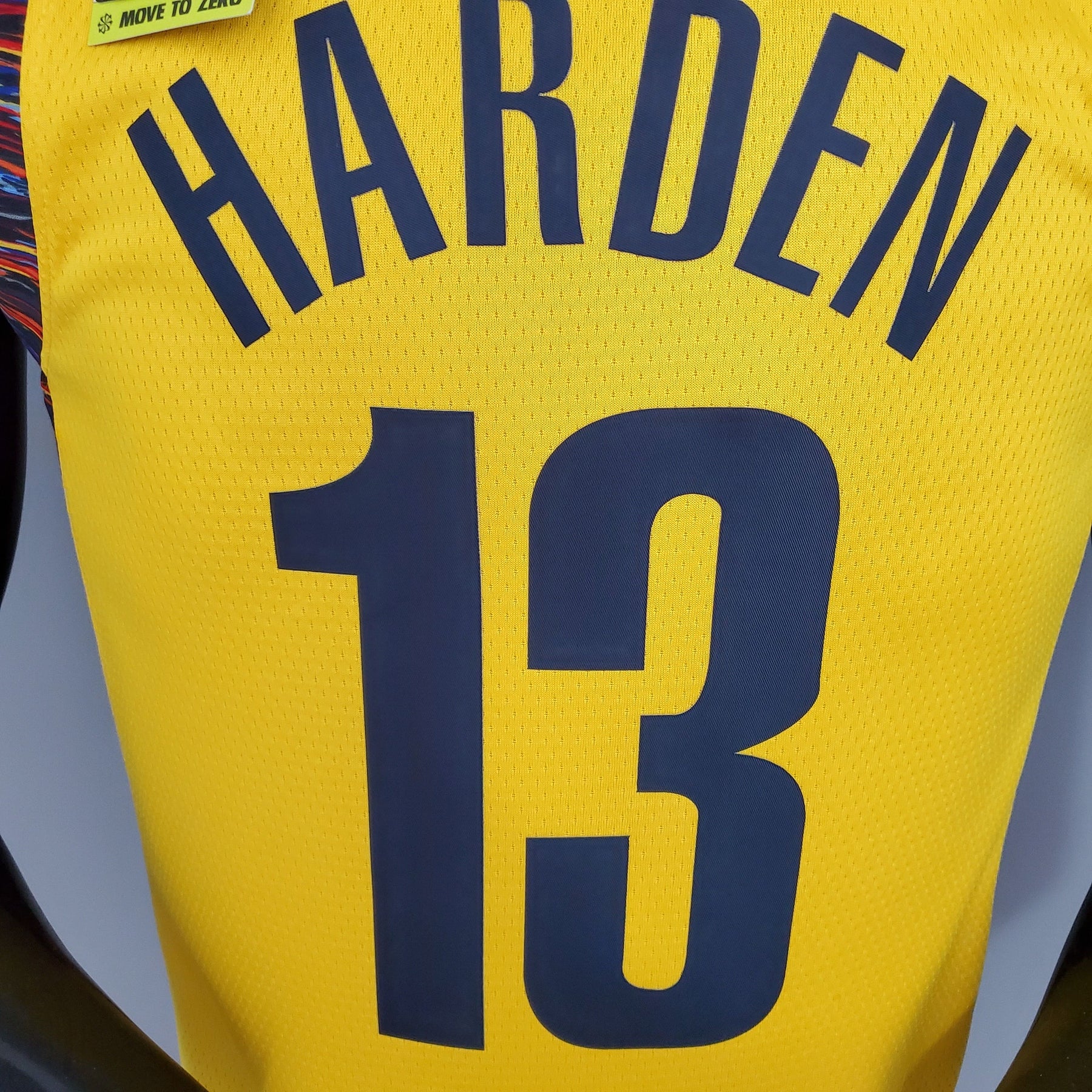 Camisa Brooklyn Nets James Harden #13 Amarela Edição Comemorativa NBA