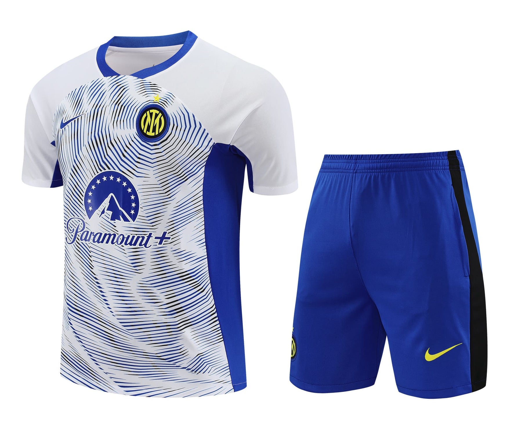 Conjunto de Treino Inter de Milão 24/25 – Nike Masculino Branco e Azul