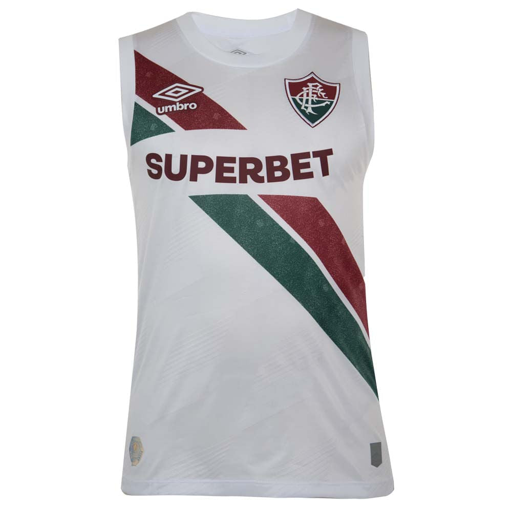 Camisa Regata Fluminense 24/25 - Umbro Torcedor Masculina - Branca