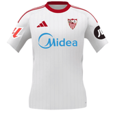Camisa Sevilla 2025/26 – Home Torcedor Adidas com Todos os Patrocínios