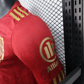 Camisa Bayern de Munique 25/26 – Edição Jogador 125 Anos Vermelha