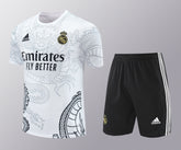 Conjunto de Treino Real Madrid 24/25 – Branco e Preto