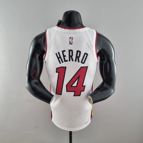 Camisa NBA Miami Heat #14 Herro- 75° Aniversário White