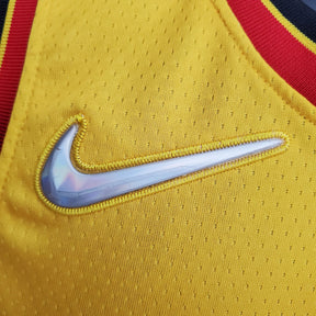 Camisa Atlanta Hawks 75º Aniversário Temporada 2022 City Edition Amarela Young – NBA