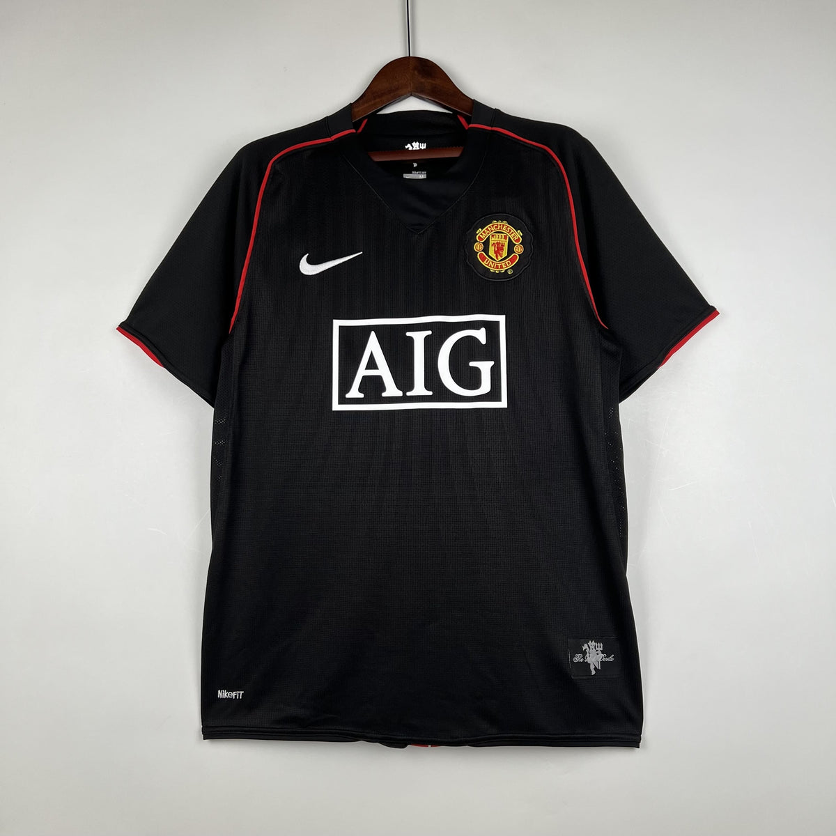 Camisa Retrô Manchester United 2007/08 – Preta | Torcedor Masculina