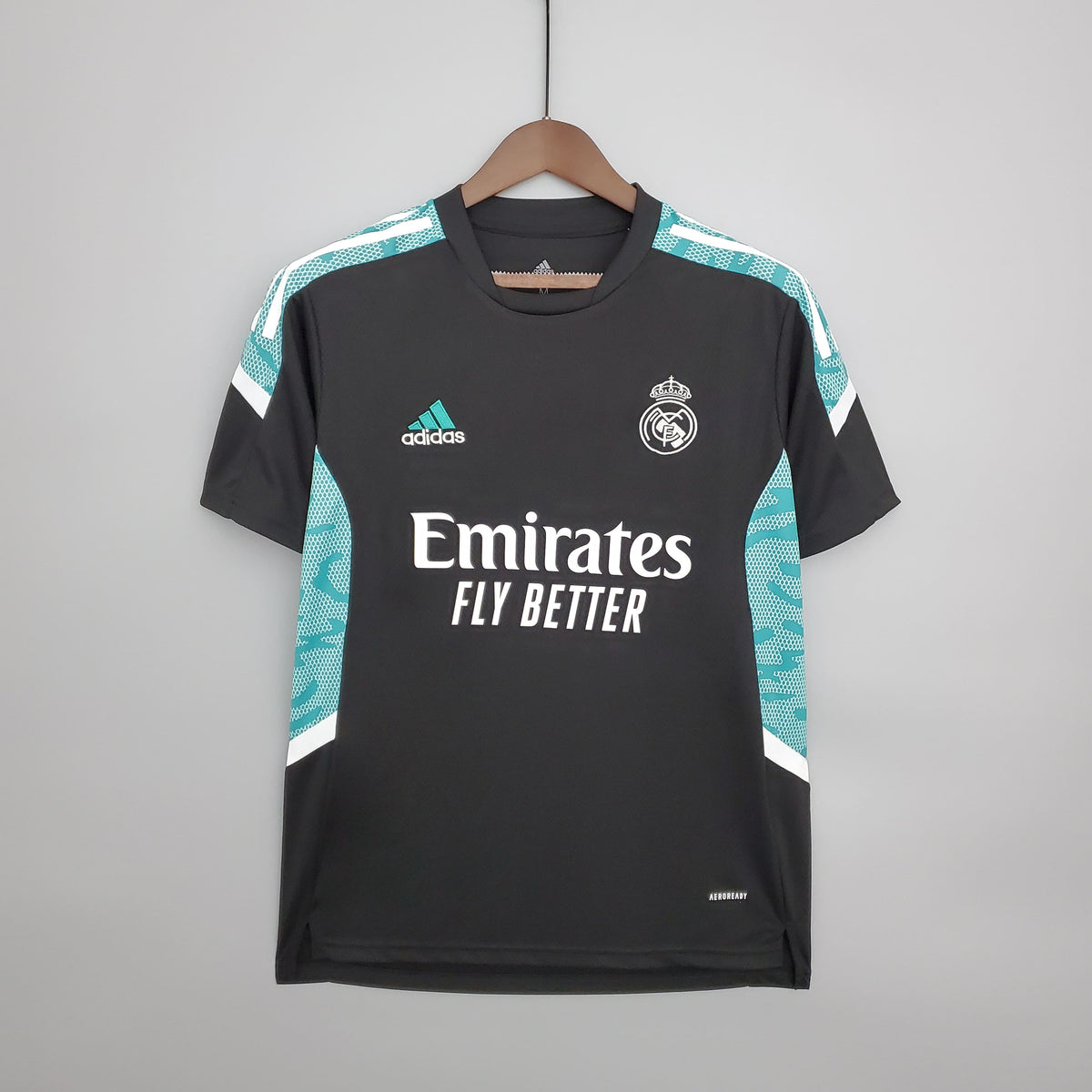 Camisa de Treino Real Madrid 21/22 – Preto e Verde