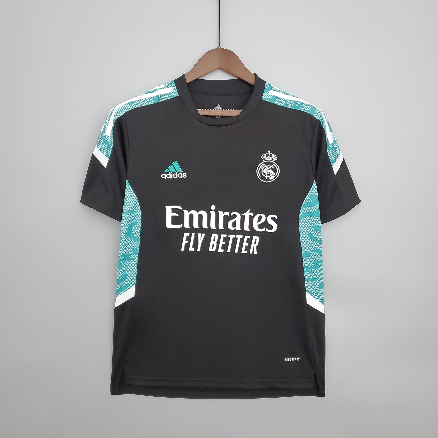 Camisa de Treino Real Madrid 21/22 – Preto e Verde