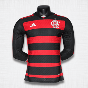 Camisa Flamengo 24/25 – Home Edição Jogador Manga Longa