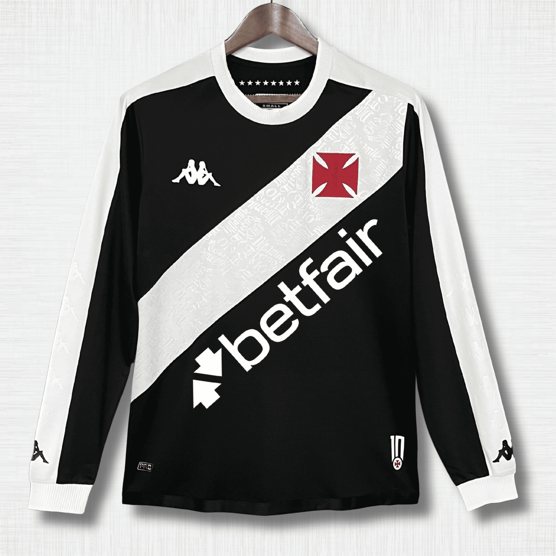 Camisa Vasco da Gama 24/25 – Manga Longa Home com Todos os Patrocínios