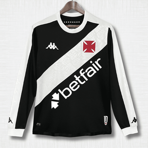 Camisa Vasco da Gama 24/25 – Manga Longa Home com Todos os Patrocínios