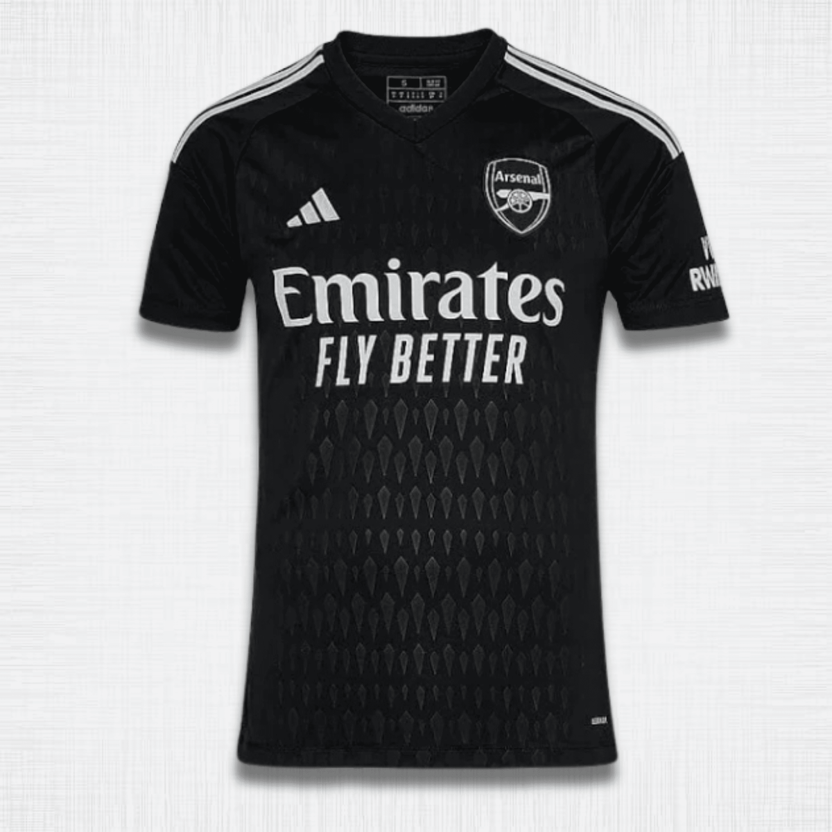 Camisa Goleiro Arsenal 23/24 – Preta Torcedor Masculina
