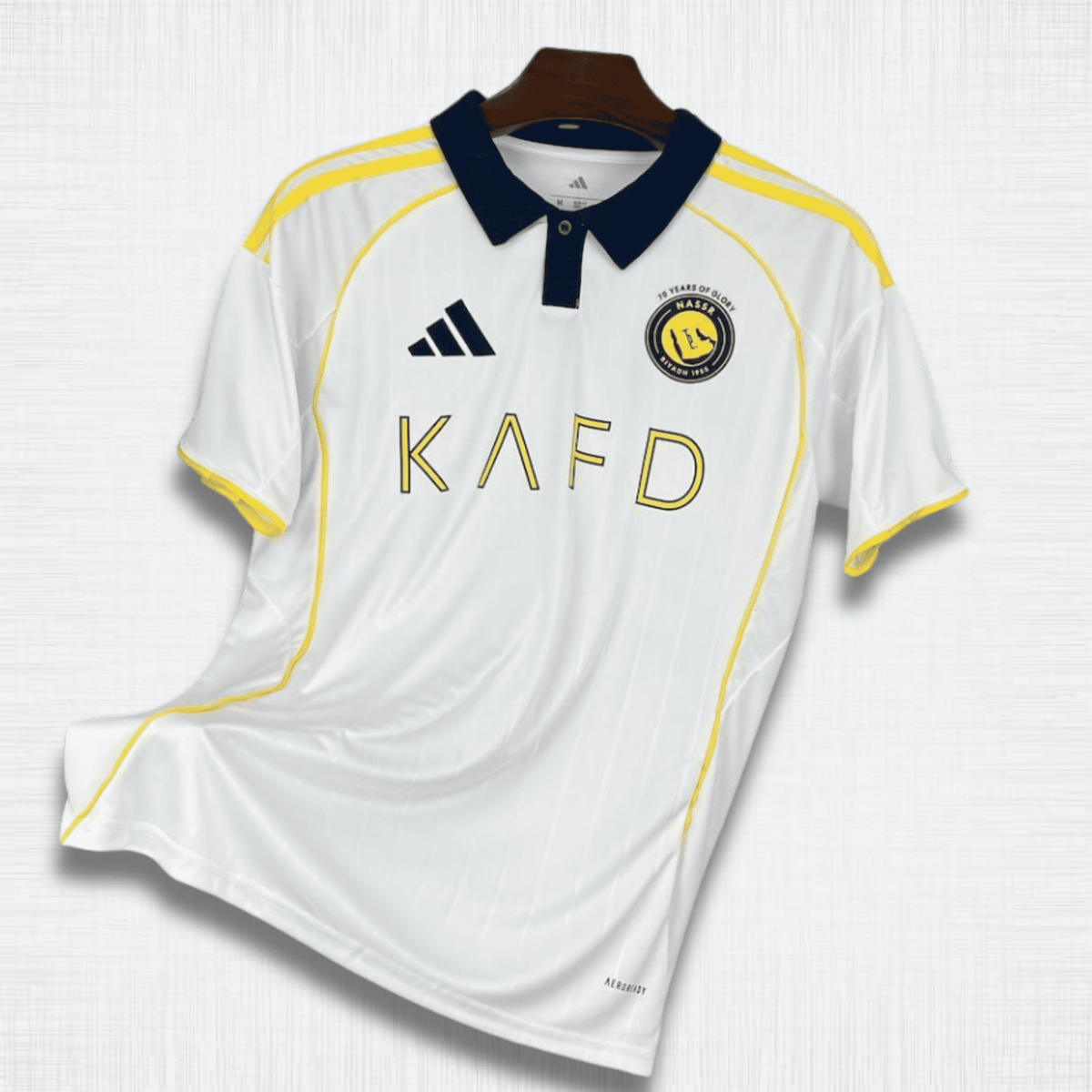 Camisa Al-Nassr 25/26 – Versão Torcedor Adidas Branca