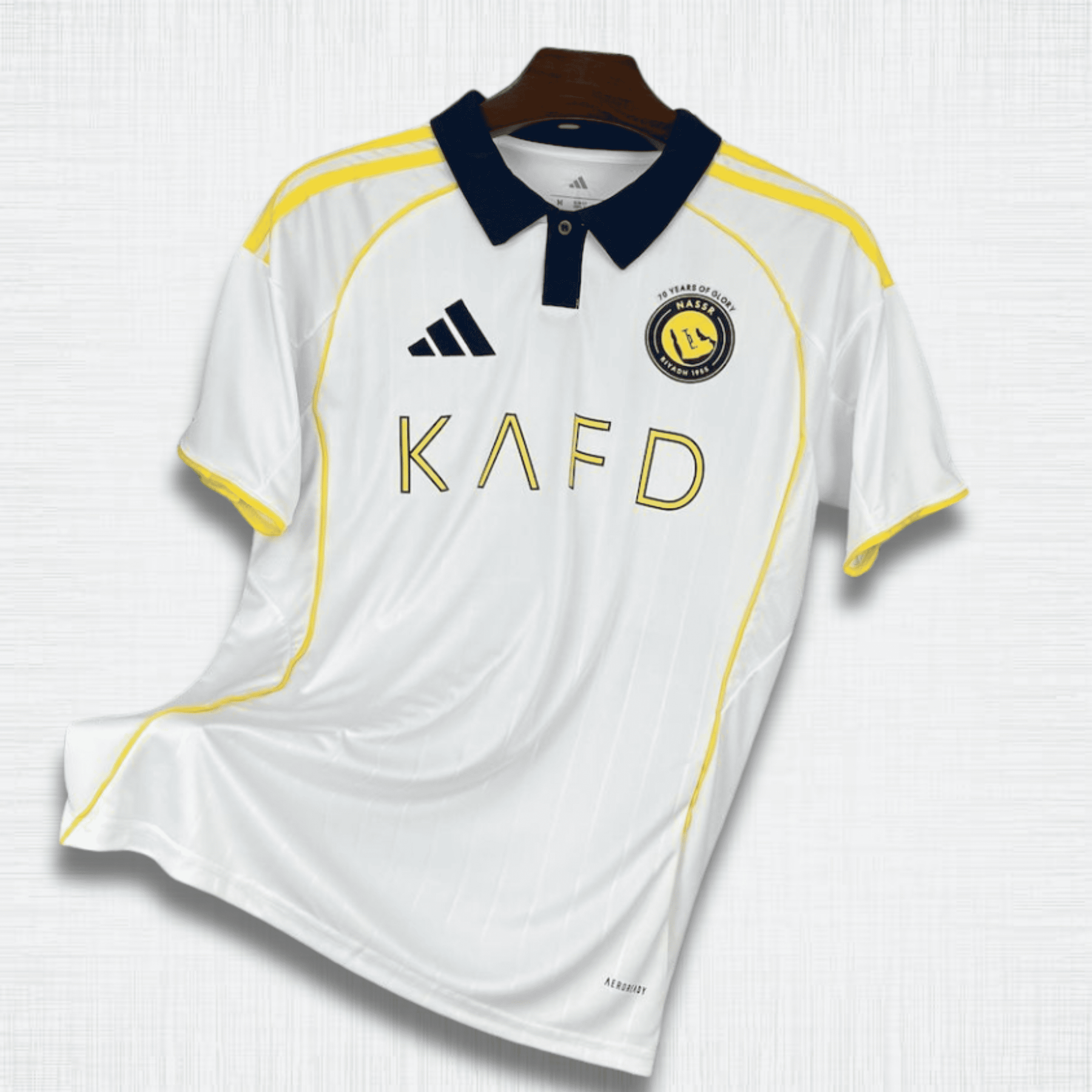 Camisa Al-Nassr 25/26 – Versão Torcedor Adidas Branca