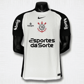 Camisa Corinthians 2025/26 – Edição Jogador – Home com Todos os Patrocínios