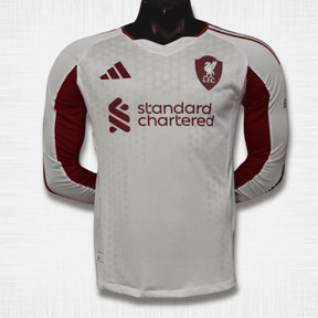 Camisa Liverpool 25/26 – Edição Jogador Away Manga Longa