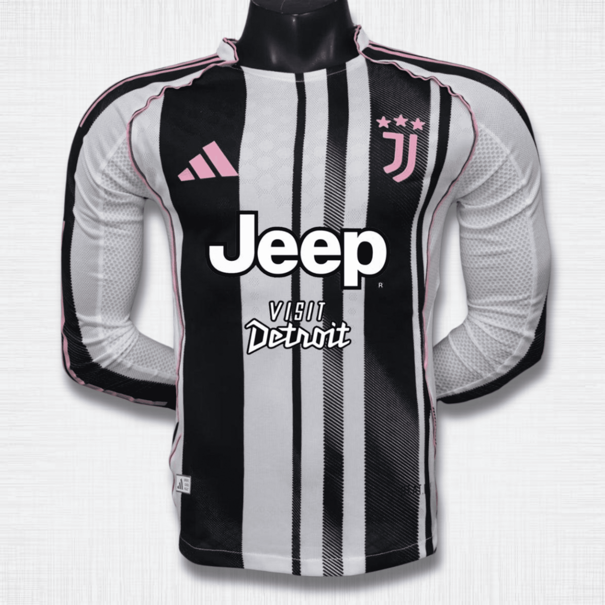 Camisa Juventus 25/26 – Edição Jogador Home Manga Longa