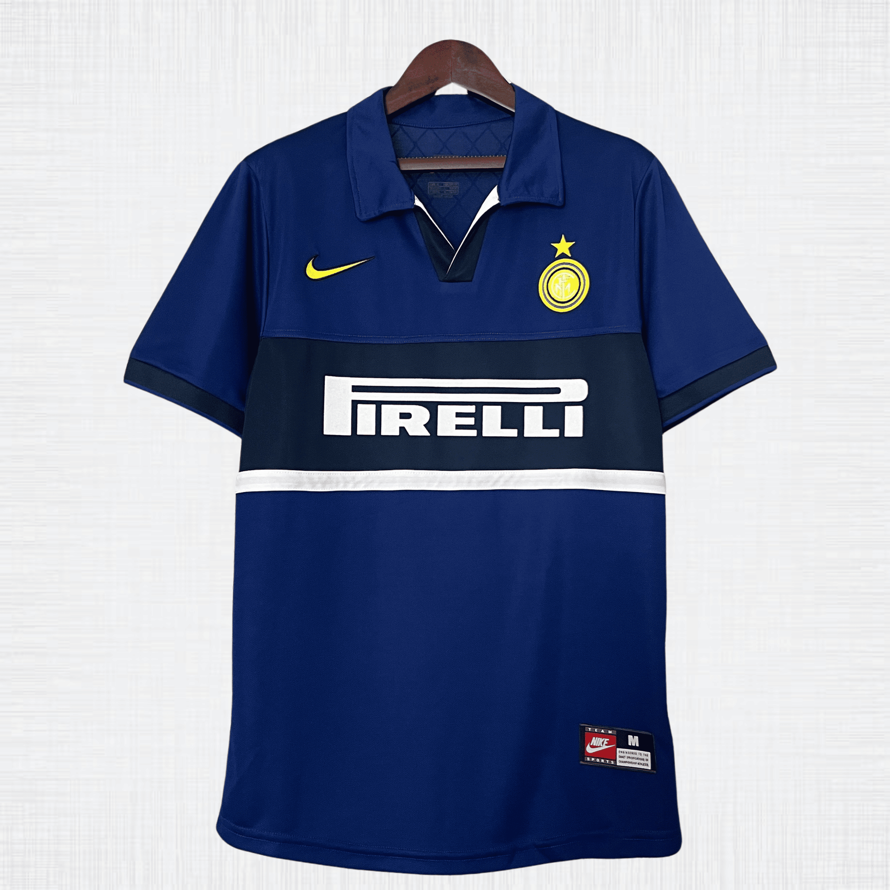 Camisa Retrô Inter de Milão 1998/99 – Terceiro Uniforme Nike Masculina
