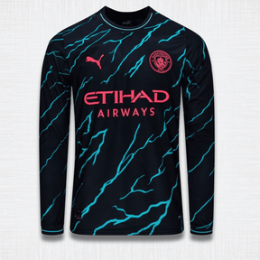 Camisa Manchester City 23/24 – Third Away Manga Longa Torcedor