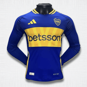 Camisa Boca Juniors 24/25 – Home Manga Longa Edição Jogador