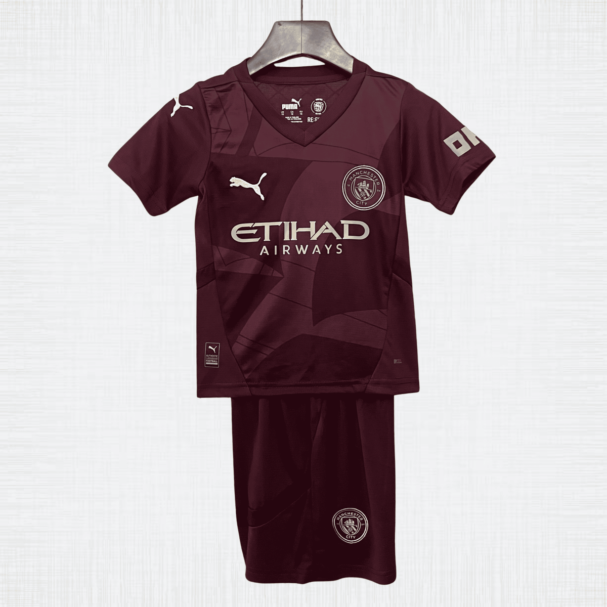 Kit Infantil Manchester City 24/25 – 3º Uniforme