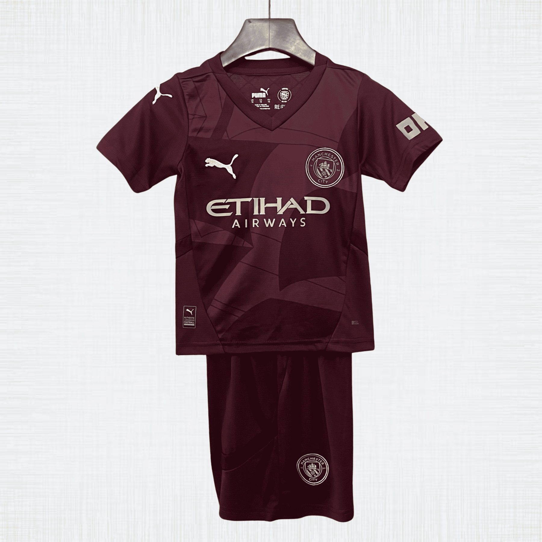 Kit Infantil Manchester City 24/25 – 3º Uniforme