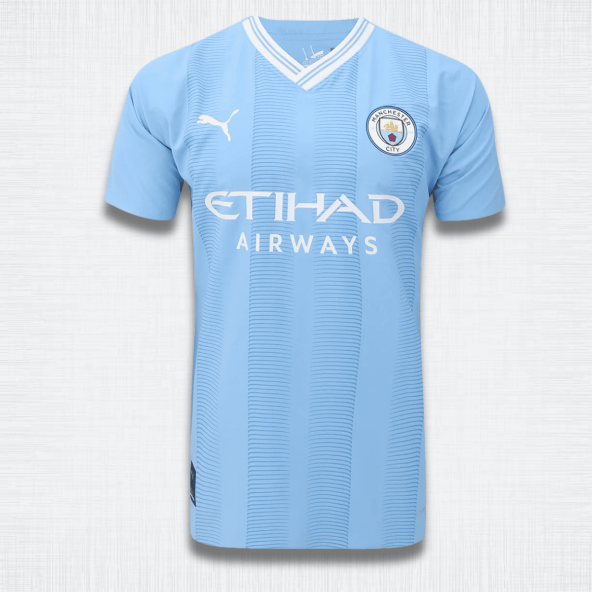Manchester City 23/24 – Camisa Torcedor Azul Clássica