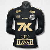Camisa Santos 25/26 – Edição Jogador Especial com Todos os Patrocínios