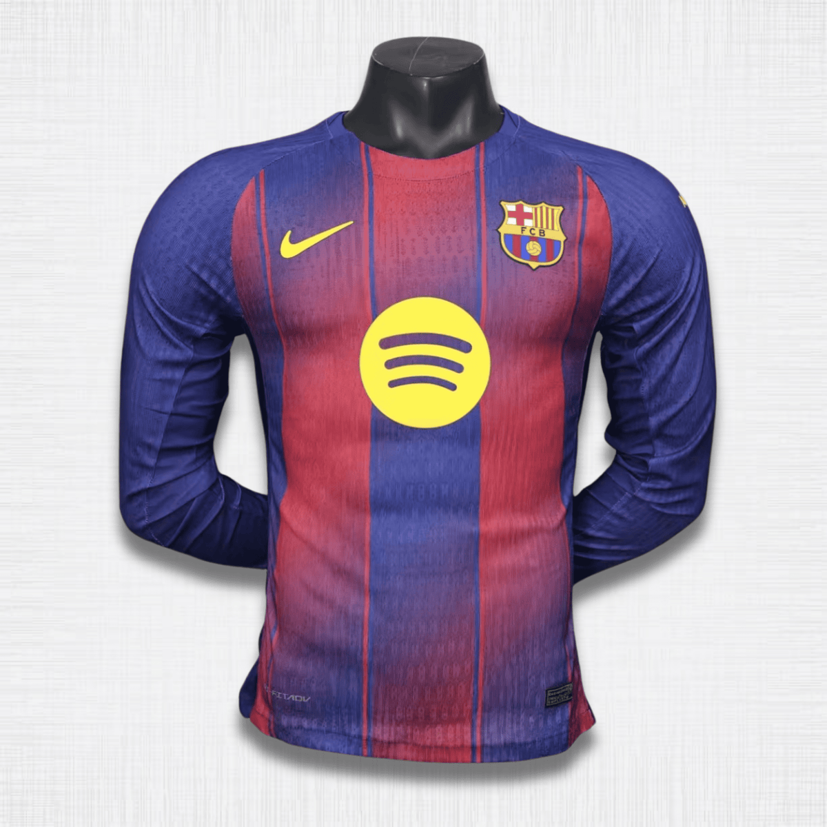 Camisa Barcelona 25/26 – Edição Jogador Home Manga Longa