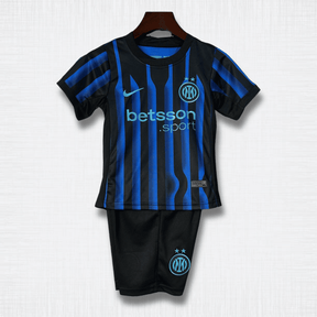 Conjunto Infantil Inter de Milão 25/26 – Home Torcedor Masculino