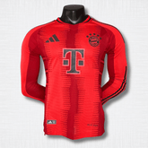 Camisa Bayern de Munique 24/25 – Edição Jogador Home Manga Longa