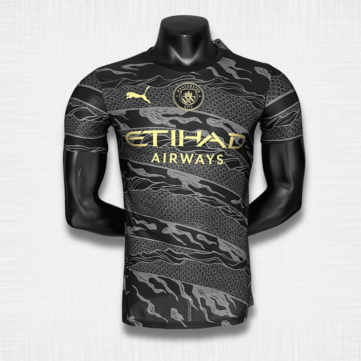 Camisa Manchester City 24/25 – Edição Jogador Dragão Preta