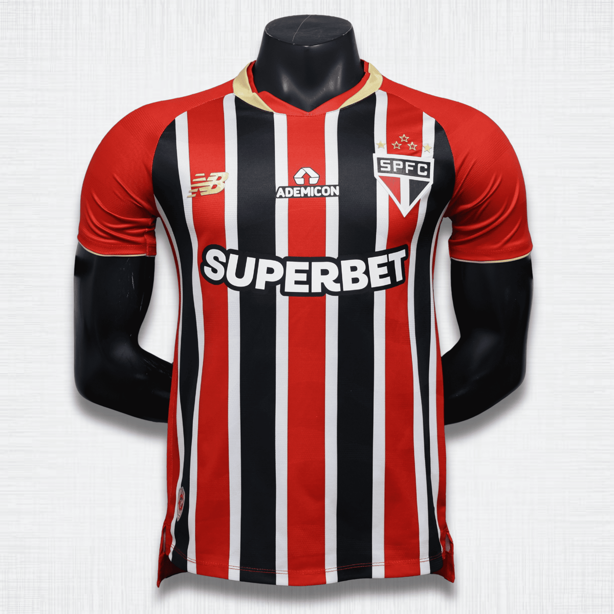 Camisa São Paulo II 25/26 s/n Jogador New Balance Masculina - Vermelho