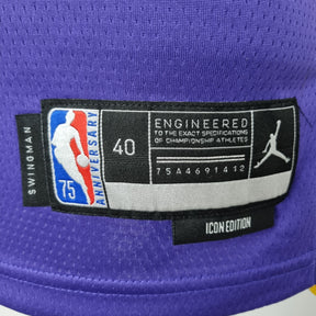 Camisa NBA Lakers #6 Jordan Purple 75° Aniversário  - 23/24