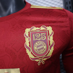 Camisa Bayern de Munique 25/26 – Edição Jogador 125 Anos Vermelha