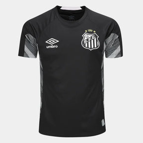 Camisa Santos 25/26 Goleiro Umbro Masculina - Preto