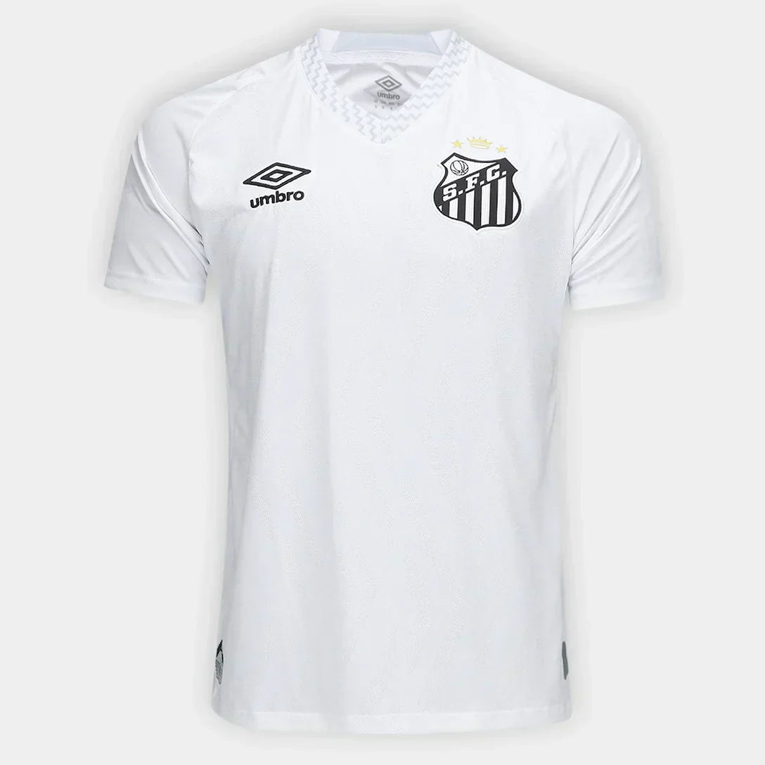 Camisa Santos I 25/26 s/n Torcedor Umbro Masculina - Branco+Cinza