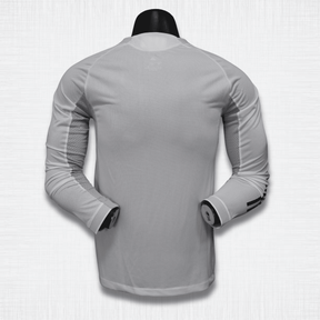 Camisa Real Madrid 25/26 – Edição Jogador Home Manga Longa