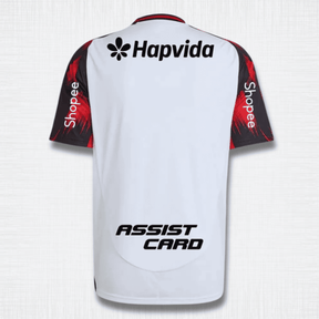 Camisa Flamengo 25/26 II Torcedor – Todos os Patrocínios Branca