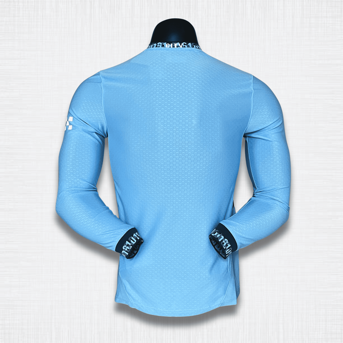 Camisa Manchester City 24/25 – Edição Jogador Home Manga Longa