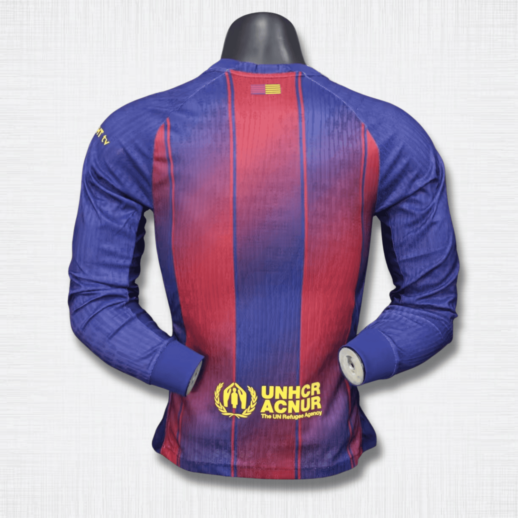 Camisa Barcelona 25/26 – Edição Jogador Home Manga Longa