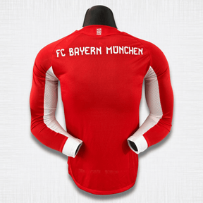 Camisa Bayern de Munique 25/26 – Edição Jogador Home Manga Longa
