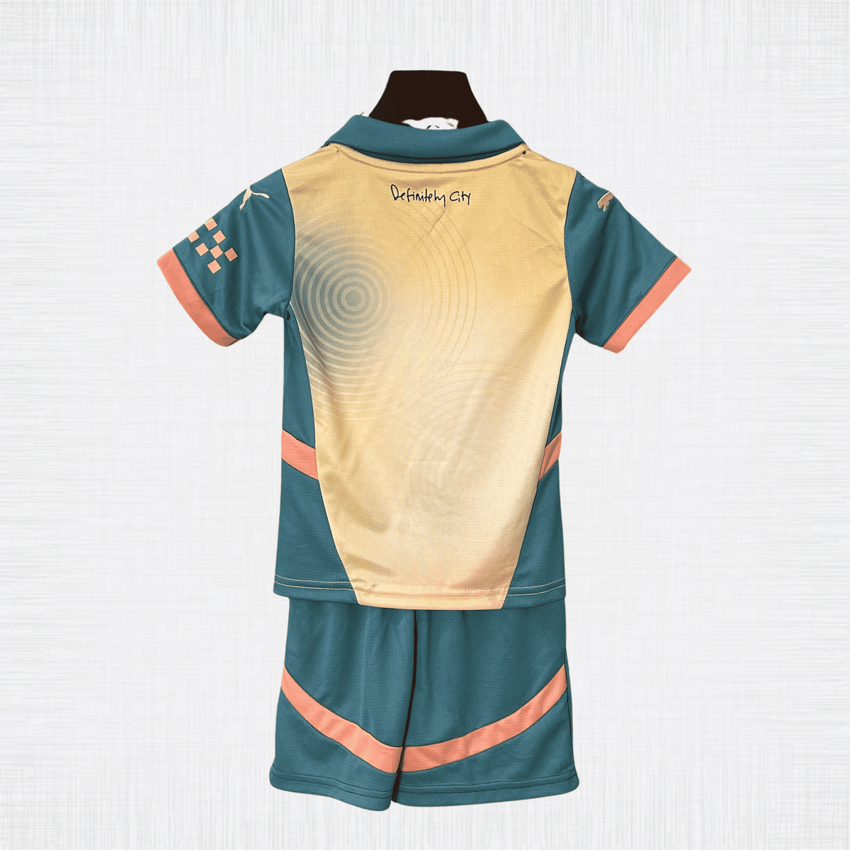 Kit Infantil Manchester City 24/25 – 4º Uniforme