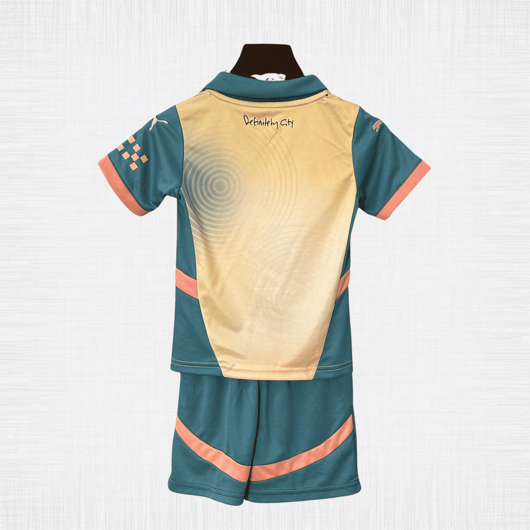 Kit Infantil Manchester City 24/25 – 4º Uniforme