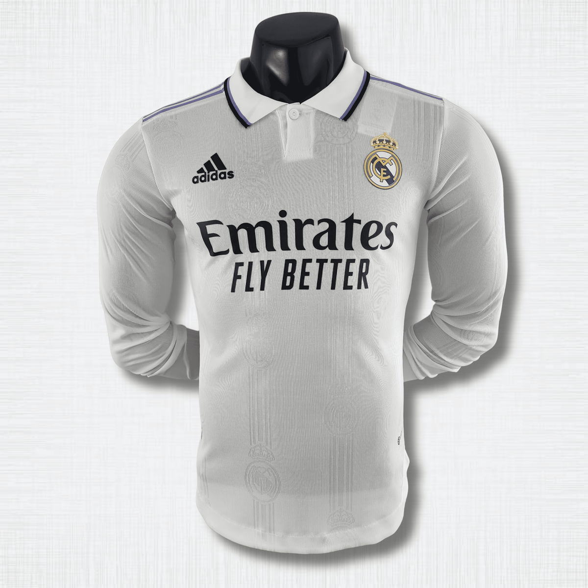 Camisa Real Madrid 22/23 – Edição Jogador Manga Longa Home